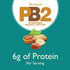 PB2 Peanut Butter Powder - No Sugar Added, Supplemented with Prebiotics + Probiotics, Gluten Free - 6.5 oz