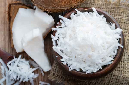 Packed 10 lb. Sweetened Premium Coconut Flakes | by Dasher's Spice & Beans | in the USA |