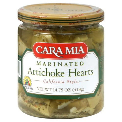 14.75 oz Cara Mia, Artichoke Hearts Marinated
