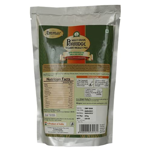 Ammae 425g Pack Multigraiin Porridge Delight Medley PRO Value