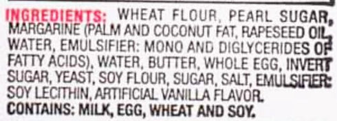 8 Packed 1.94 Avieta Belgian Pearl Sugar Waffles, Individually Ounce W/GreenZep Sticker