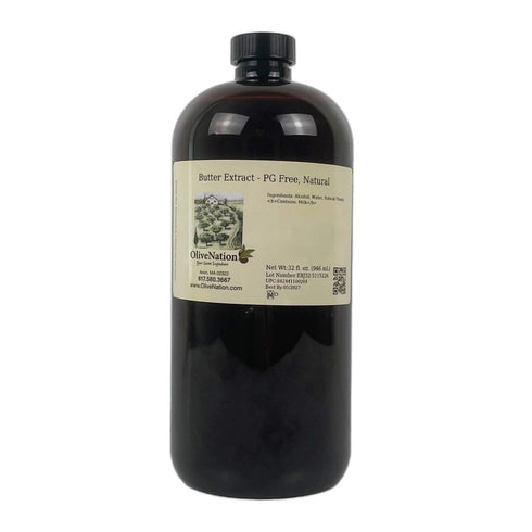 Butter Flavoring Extract, OliveNation Butter Extract - PG Free, Natural, Sugar Free,
