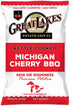 Pack 1.375 Oz Pack 16 Kettle Cooked Potato Chips by Great Lakes Value Bundled by SUPERDEALS | Bag | Michigan Cherry BBQ