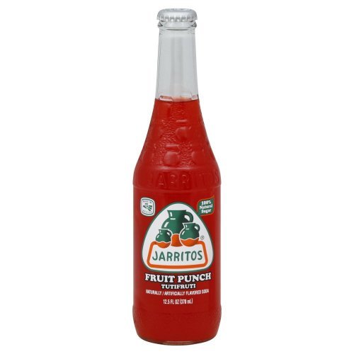 Jarritos Mexican Soda, 12.5 Oz Glass Bottle (Pack of 4) (Fruit Punch