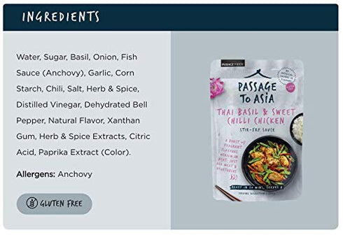 (6x7OZ Passage Foods Thai Basil Chili Sauce )
