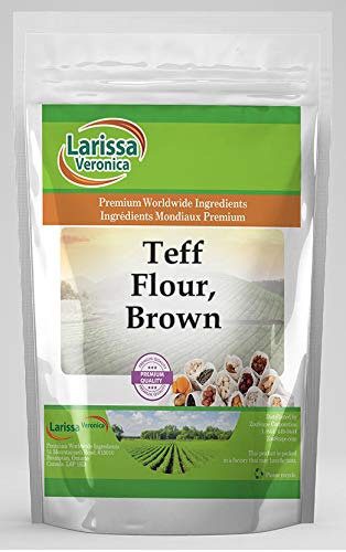 Larissa Veronica Teff Flour, Brown (4 oz, ZIN: 526200) - 3 Pack