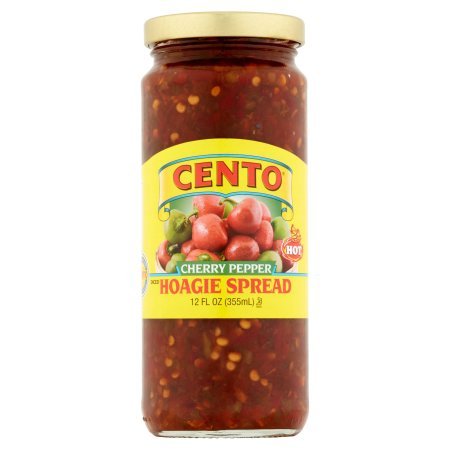 Cento Diced Hot Cherry Pepper (Hot) Hoagie Spread - Pack of 4