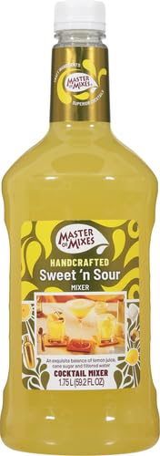 1.75 Master of Mixes, Sweet & Sour Mix, Liter Bottle