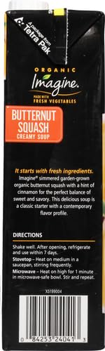 32 Imagine Organic Soup, Creamy Butternut Squash, Ounce