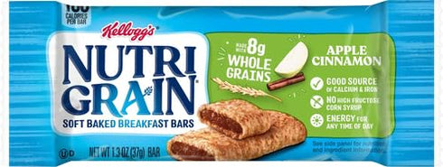1.3 oz Nutri Grain Cereal Bars Apple-Cinnamon