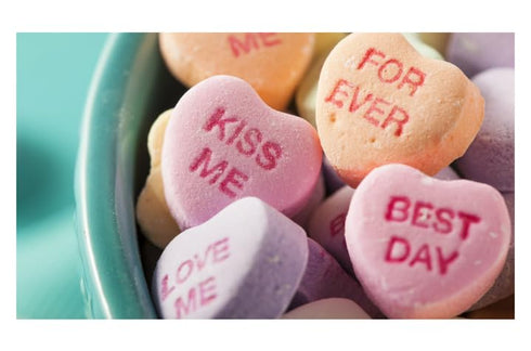 5 oz Pack 2 Brach's Large Conversation Hearts - Bags - of - Classic Valentine's Day Candy That Generations Have Loved