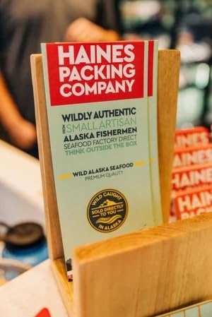 Haines Packing Company 15g 6oz (1 Pack) Canned Sockeye Salmon - Premium Natural Sockeye Salmon with Skin & Bones