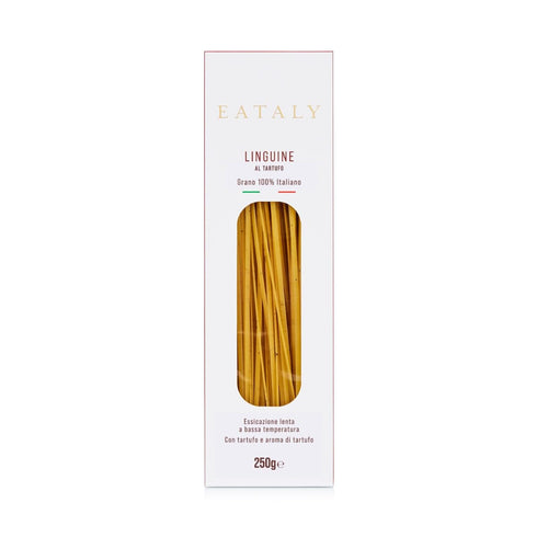 Pack Linguine,1- 1- 1- -8.8 oz. Eataly Flavored Pasta Bundle with Squid Ink, with Truffle, with Lemon & Pepper, Pasta