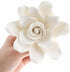Global Sugar Art Gardenia Sugar Cake Flowers Jumbo White with Wire, 1