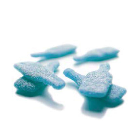 Gummies 8oz 1/2 lbs 227g Swedish Soda Pops Fizzy Soda Bottle Vegan & Gelatin-Free Sweet & Tangy Chewy Candy Made