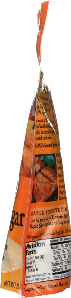 Coombs Family Farms 6 oz (170 100% Pack 3 , Organic Pure Maple Sugar, g), Natural