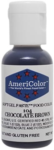 Americolor Soft Gel Paste Food Coloring, Chocolate Brown, .75 oz