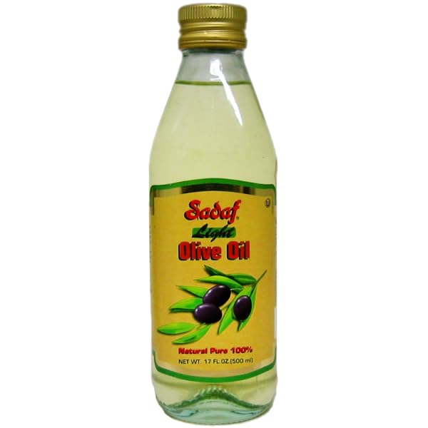 Sadaf Light Olive Oil - Light Olive Oil for Cooking & Frying