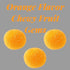 '-1lbs Individually Wrapped Fruit Gem Soft Candy Only Orange Flavor