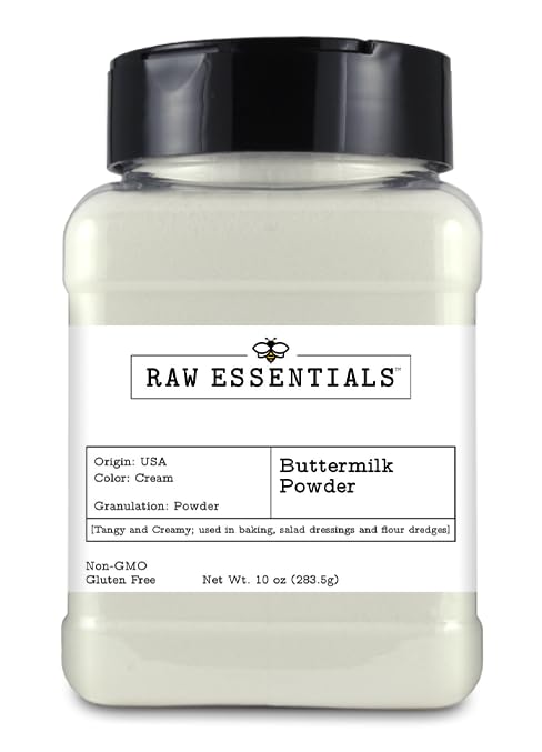 Raw Essentials Buttermilk Powder - Tangy and Creamy Flavor - Used in