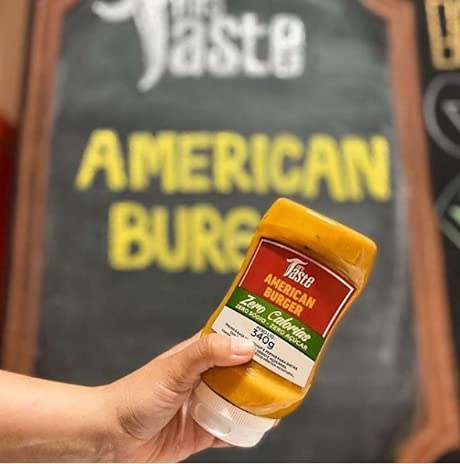 Mrs Taste Sugar Free American Burger Condiment, 11 oz - Zero Calories, Sodium, Sugar