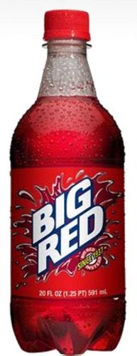 BIG RED Soda Soft Drink, 20-Ounce (Pack of 24)