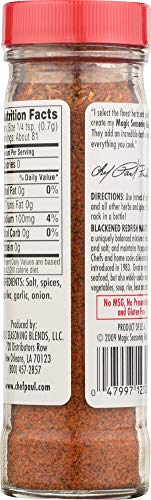 Prudhommes 2 oz. 6 Chef Paul Blackened Redfish Magic - jar, jars per case