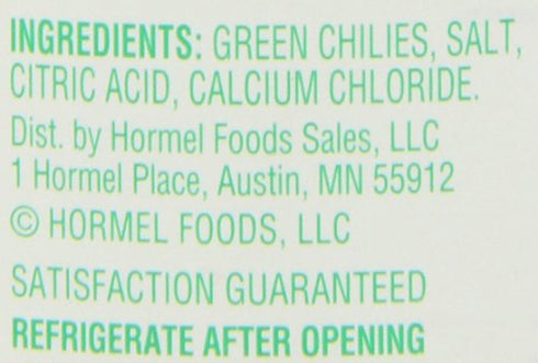 4.25-Ounce (Pack 12) Chi Chi's Green Chilies Diced, Units