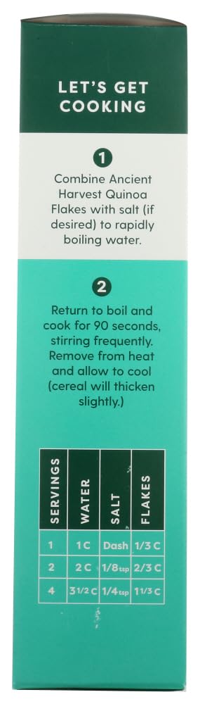 12 oz (Pack 2) One Ancient Harvest Quinoa Flakes