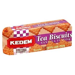 Kedem Tea Biscuit, Vanilla, net wt. 4.2 ounce
