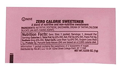 Chef's Quality Packets, 1000 Count Chefs Quality Sugar Substitute Pink