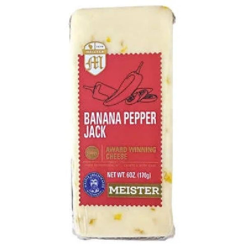 Meister , Banana Pepper Jack, 6 Ounce