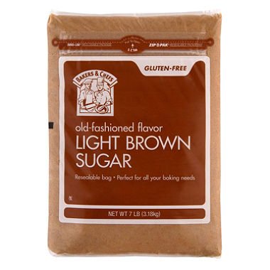 Bakers & Chefs SCS Light Brown Sugar - 7 lb. bag-pprc