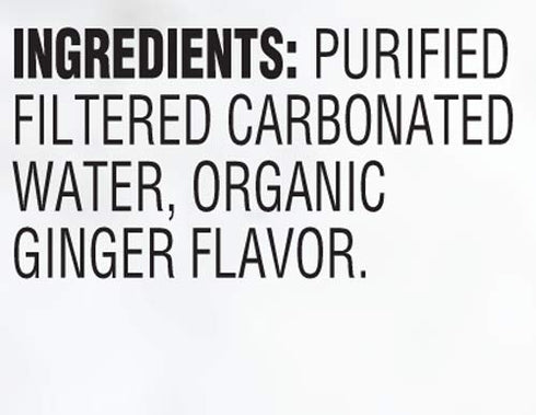 12 Oz (Pack 8) Langers Organic Flavored Sparkling Water, Ginger, Fl