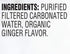 12 Oz (Pack 8) Langers Organic Flavored Sparkling Water, Ginger, Fl