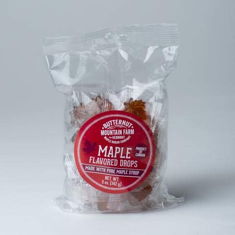Maple Drops Hard Candies - 5 oz Bag Made with Real Maple Syrup