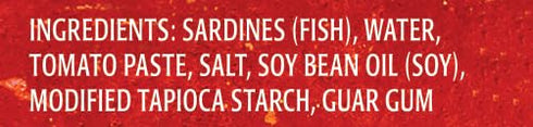 7.5-Ounce (Pack 12) Crown Prince Sardines in Tomato Sauce, Cans