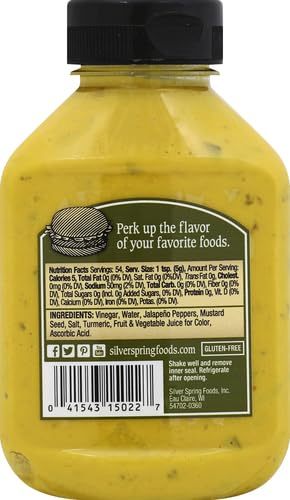 Silver Spring 9.5 oz s Mustard, Jalapeno