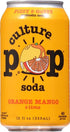Culture Pop 12 (Pack 5) Soda Orange Mango & Lime Probiotic Soda, FZ
