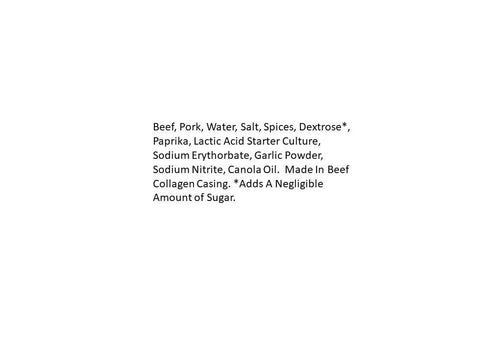 3 (Pack 6) Bavarian Meats Hot & Spicy Lil' Landjaeger Meat Sticks, Smoked Sausage Protein Snacks, Zero Sugar, Great