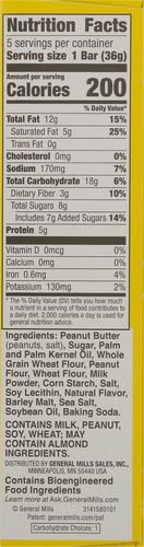 Butter,5 Bars,6.5 oz,(Pack 6) Nature Valley Crispy Creamy Wafer Bars,Pretzel Peanut