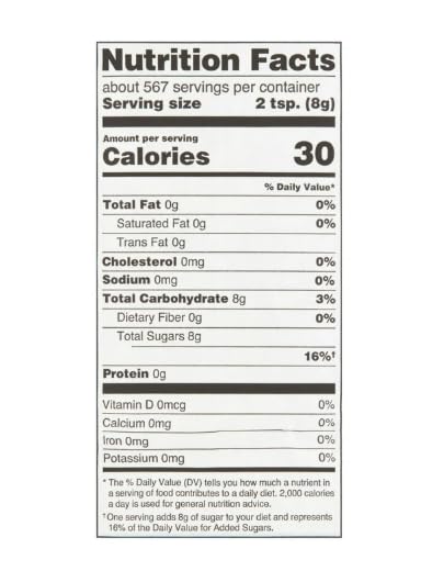Generic 10 lb Pure Granulated White Sugar Bag All-Purpose Sweetener for Baking, Cooking, Coffee, and Tea