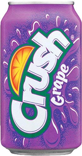 Crush Soda Crush Grape Soda, 12 Fl Oz Cans, 12 Pack