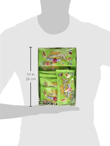 2 oz (Pack 18) Airheads Xtremes Bites Sweetly Sour Candy, Rainbow Berry, Non Melting, Bulk Party Bag