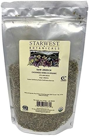 Chickweed Herb Cut & Sifted Organic -4 Oz