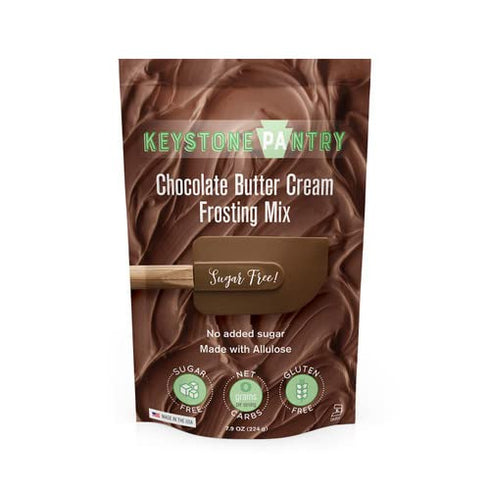 Keystone Pantry Sugar-Free Butter Cream Frosting Mix 7.9 oz Bag 6-Pack Sugar