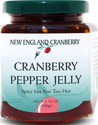 New England Cranberry Cranberry Pepper Jelly, All Natural, 12 Ounces