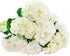 6 KaBloom Flowers - Beauty Bouquet of White Hydrangeas with Vase - Gift for Sympathy, Anniversary, Get Well, Thank You