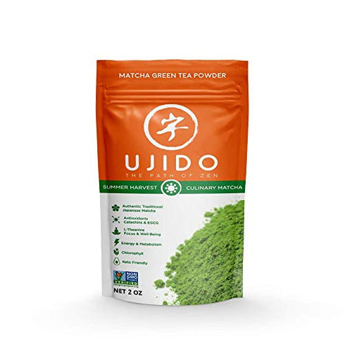 Ujido Summer Harvest Culinary Matcha, 2 oz., 46 Servings – Gluten Free & Keto Friendly Japanese Matcha Powder
