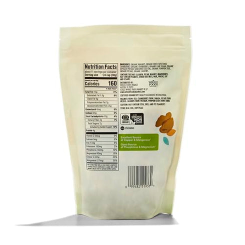 365 by Whole Foods Market Omega-3 12 , Organic Trail Mix, Ounce